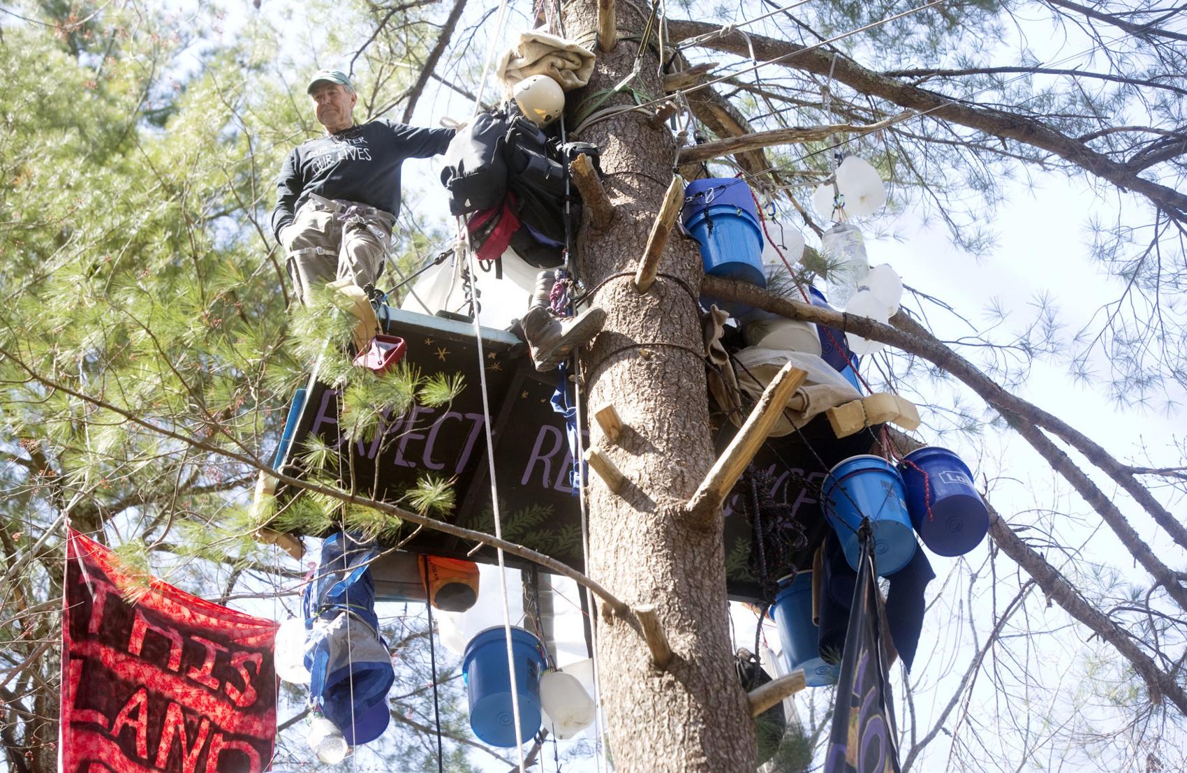 MVP Pipeline Protesters Continue Tree Sitting in Virginia